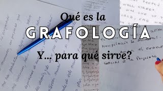 QUÉ ES LA GRAFOLOGÍA Y PARA QUÉ SIRVE El Análisis Grafológico Estudia Grafología Test grafológico [upl. by Yanrahc]