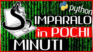 Imparare il Python TUTORIAL ITA [upl. by Ocirred]