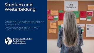 Welche Berufsaussichten bietet ein Psychologiestudium [upl. by Laitselec]