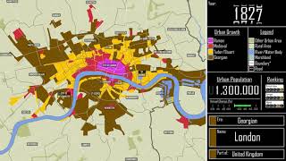 The Growth of London Every Year [upl. by Pegasus]