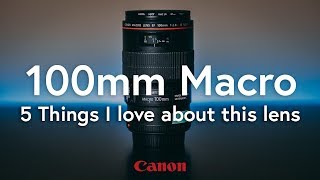 Canon EF 100mm f28L Macro USM Review [upl. by Htepsle]