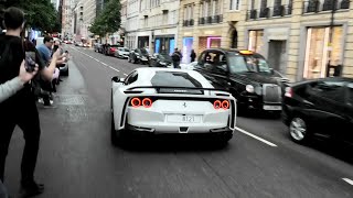 LOUDEST STRAIGHT PIPED Ferrari 812 NLARGO TERRORIZING London INSANE V12 SOUNDS [upl. by Damle729]