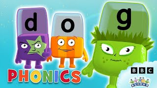 Phonics  Simple Spelling  Learn to Read  Alphablocks [upl. by Alaet]