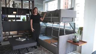 Meet the Gemini the Transforming Sofa  Bunk Bed [upl. by Hudson]