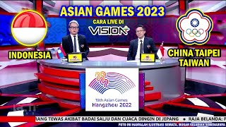 🔴 LIVE RCTI ● TIMNAS INDONESIA U24 VS CHINA TAIPEI TAIWAN ● ASIAN GAMES 2023 ● Cara Nonton Vision [upl. by Ammej]