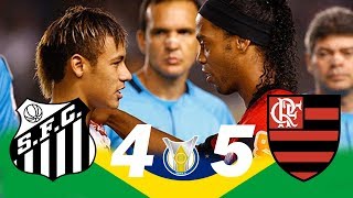 Santos 4 x 5 Flamengo  melhores momentos GLOBO HD 720p Campeonato Brasileiro 2011 [upl. by Esekram]