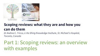 Scoping reviews an overview with examples [upl. by Yuria]