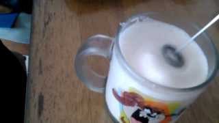 Aerolatte Review Frothing Cold Milk In Under 1 Minute [upl. by Marks]