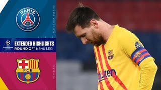 Paris SaintGermain vs Barcelona Extended Highlights  UCL on CBS Sports [upl. by Bechler]