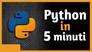 PYTHON TUTORIAL ITA  Impara Python in tempo RECORD [upl. by Holds]