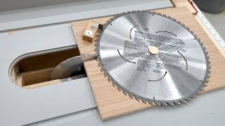 Sharpening A Table Saw Blade on the Table Saw [upl. by Ainnat]