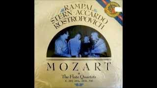 Mozart Complete Flute Quartets 1986 RampalSternAccardoRostropovich [upl. by Garneau102]