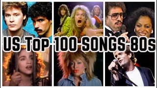 US Billboard Top 100 Songs of the 80s [upl. by Gnuy996]