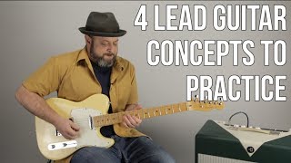 4 Lead Guitar 4 Techniques to MASTER [upl. by Aicnerolf]