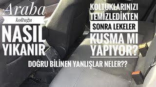 ARABA KOLTUK TEMİZLİĞİ NASIL YAPILIR [upl. by Haiasi]