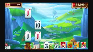 Playing the old classic fairway solitaire on PC [upl. by Aivalf]