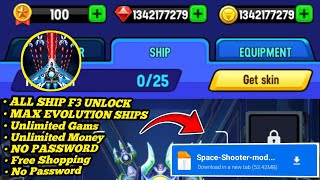 Space Shooter Galaxy Attack Mod APK  Unlimited Money Gameplay [upl. by Letizia]