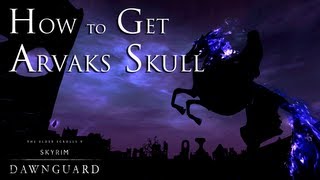 Skyrim DLC Dawnguard  How To Get Arvaks Skull In Soul Cairn [upl. by Robson]