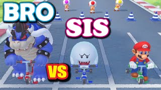 Super Mario Party Minigames Brother vs Sister [upl. by Iaj347]