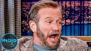 Top 10 Funniest Robin Williams Interviews [upl. by Eerolam]