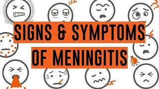 Meningitis Signs and Symptoms Infographic Visually Impaired Friendly  Meningitis Now [upl. by Anaahs]