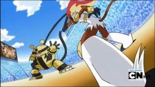 Infernape vs Electivire with Johto Victory Theme [upl. by Lil719]