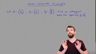 Full example using GramSchmidt [upl. by Kannav241]