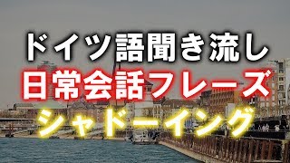 ドイツ語聞き流し〜聞き取り練習 日常会話シャドーイング [upl. by Petronella]